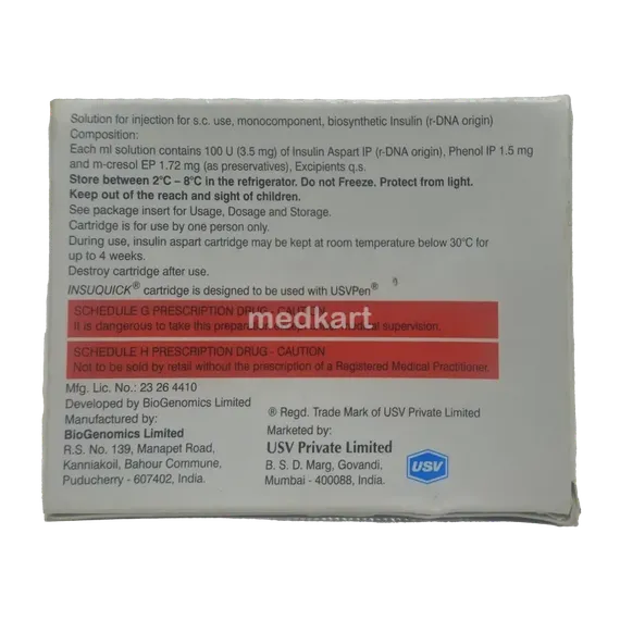 insuquick penfill 3 ml